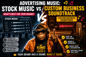 Howie Bounce promotes custom business soundtrack for branding success.